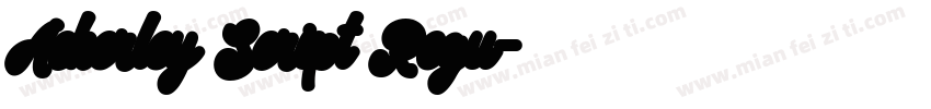 Ackerley Script Regu字体转换